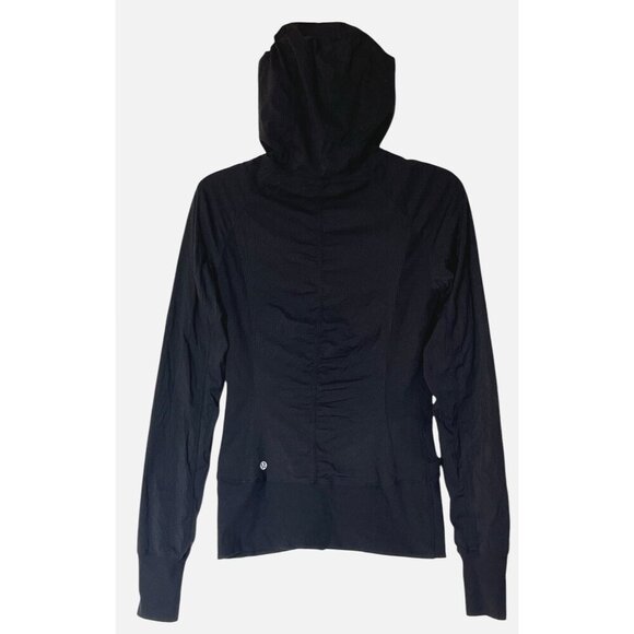 Lululemon In Flux Black Reversible Full Zip Hoodie Jacket - Picture 7 of 16